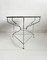 French Wrought Iron Garden Patio Coffee Table, 1950s 7