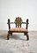 Lounge Chair in Oak With Carved Details by Ettore Zaccari, Italy, 1910 19