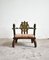 Lounge Chair in Oak With Carved Details by Ettore Zaccari, Italy, 1910 2