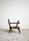 Lounge Chair in Oak With Carved Details by Ettore Zaccari, Italy, 1910 5