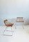 Französische Vintage Stühle aus Schmiedeeisen & Rattan, 1950er, 2er Set 8