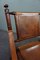Vintage Leather & Wood Side Chair 8