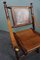 Chaise d'Appoint Vintage en Cuir et Bois 7