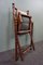 Vintage Leather & Wood Side Chair 6