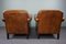 Sheep Leather Armchairs, Set of 2 4