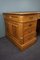 Teak Desk Inlaid with Leather 3