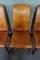 Sheep Leather Dining Chairs, Set of 4, Image 3