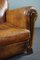 Fauteuil en Cuir de Mouton Marron 8