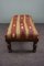 Large Kilim Upholstered Stool, Image 3