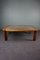 Mid-Century Wooden Coffee Table with Marble Top, Image 3