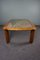 Mid-Century Wooden Coffee Table with Marble Top, Image 4