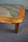 Mid-Century Wooden Coffee Table with Marble Top, Image 5