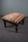 Square Kilim Upholstered Stool, Image 1