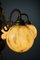 Lampe à Suspension Art Déco avec Globes en Verre Opalin Marbré 3
