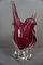 Pink Glass Vase by Josef Hospodka for Chribska 2