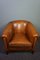 Large Sheep Leather Club Chair 6