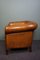 Large Sheep Leather Club Chair 5