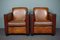 Sheep Leather Armchairs, Set of 2, Image 1