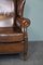 Brown Leather Ear Armchair 7