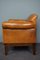 Large Art Deco Sheep Leather Armchair 5