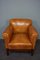 Large Art Deco Sheep Leather Armchair, Image 2