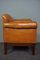 Large Art Deco Sheep Leather Armchair 3