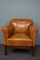 Large Art Deco Sheep Leather Armchair 1