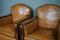 Art Deco Sheep Leather Armchairs, Set of 2 18