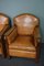 Art Deco Sheep Leather Armchairs, Set of 2 17