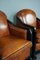 Art Deco Sheep Leather Armchairs, Set of 2 13