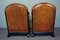 Art Deco Sheep Leather Armchairs, Set of 2 4