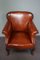 Fully Restored Sheep Leather Armchair 6