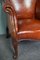 Fully Restored Sheep Leather Armchair 8