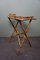 French Faux Bamboo Side Table, Image 1