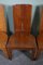 Dark Solid Hardwood Chairs, Set of 6 9