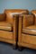 Amsterdam School Leather Armchairs, Set of 2, Image 14