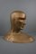 Gold Colored Abstract Bust, Image 1