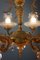 6-Arm Chandelier with Glass Decoration 7