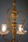 6-Arm Chandelier with Glass Decoration 8