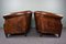 Sheep Leather Club Chairs, Set of 2 5