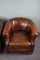Sheep Leather Club Chairs, Set of 2 10