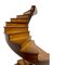 Maquette d'Escalier Antique en Spirale en Bois 7