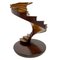 Antique Spiral Mock Up Model of Stairs in Wood 8