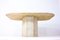 Travertine Dining Table, Italy, 1970s 4
