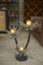 Floor or Table Lamp in Bronze with 3 Large Open Flowers 15