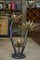 Floor or Table Lamp in Bronze with 3 Large Open Flowers 6