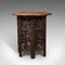 Antique Colonial Folding Table in Teak 3