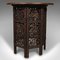 Antique Colonial Folding Table in Teak 8