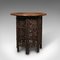 Antique Colonial Folding Table in Teak 1