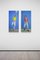 Renato Criscuolo, Instinct Reflections 1 & 2, Italy, Late 2000s, Oil on Canvas, Set of 2 2